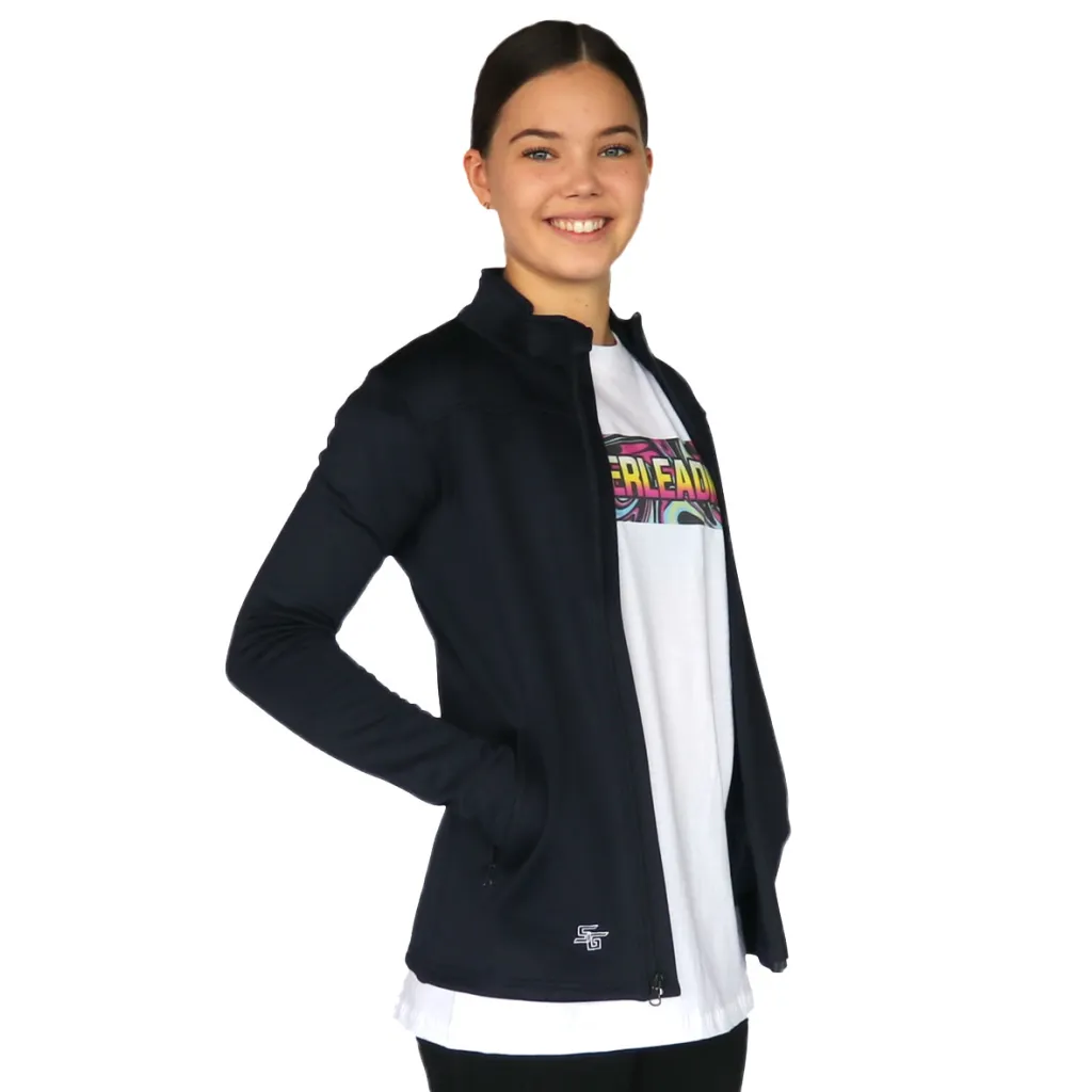 Skillz Gear Invincible jacket with Love Cheerleading print