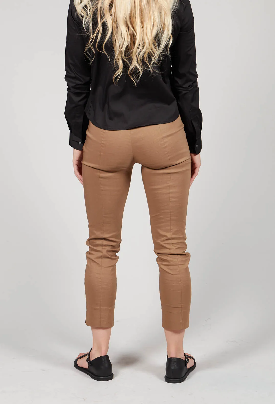 Skinny Trousers in Efesto Bronzo