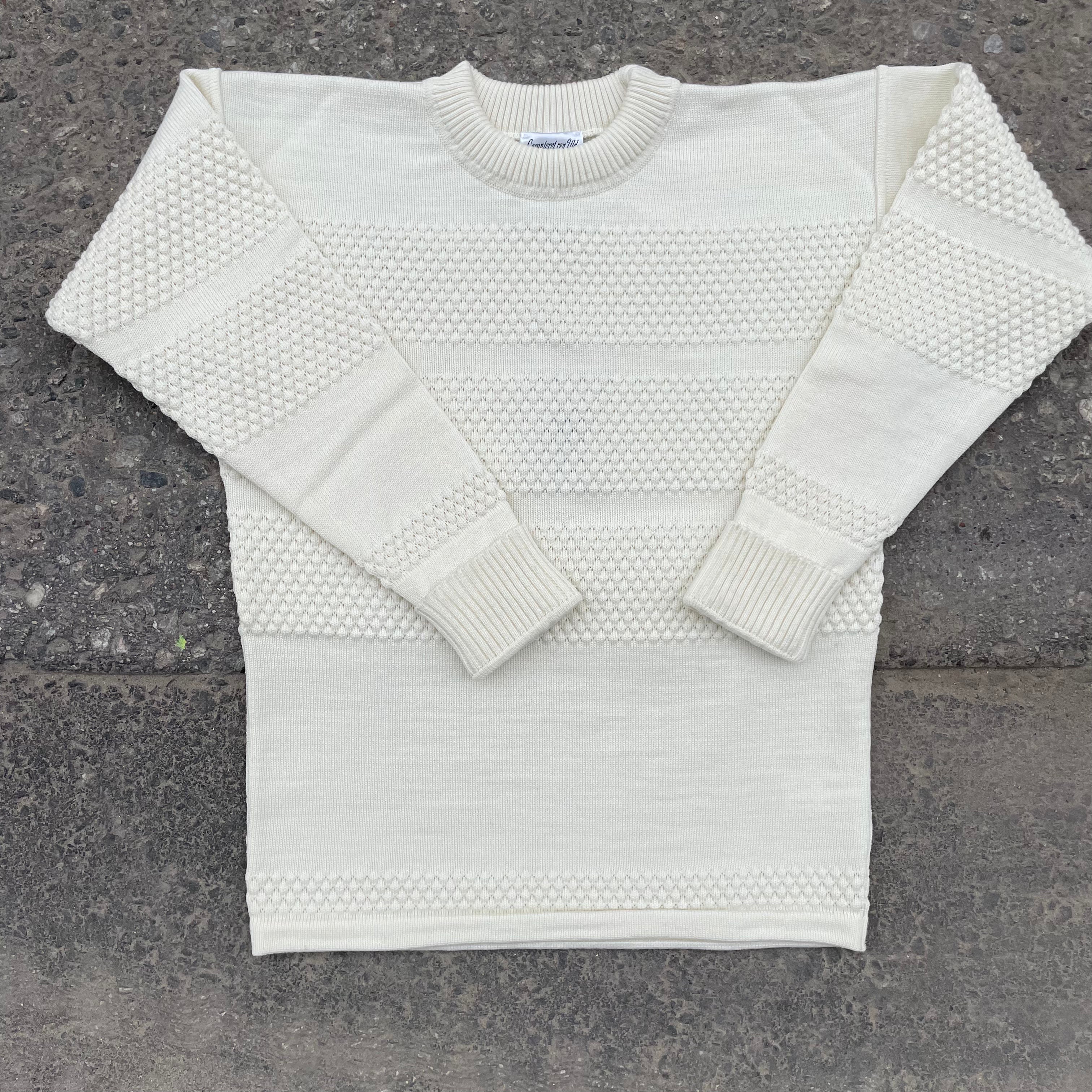 SNS - Fisherman Crew neck (Natural White)