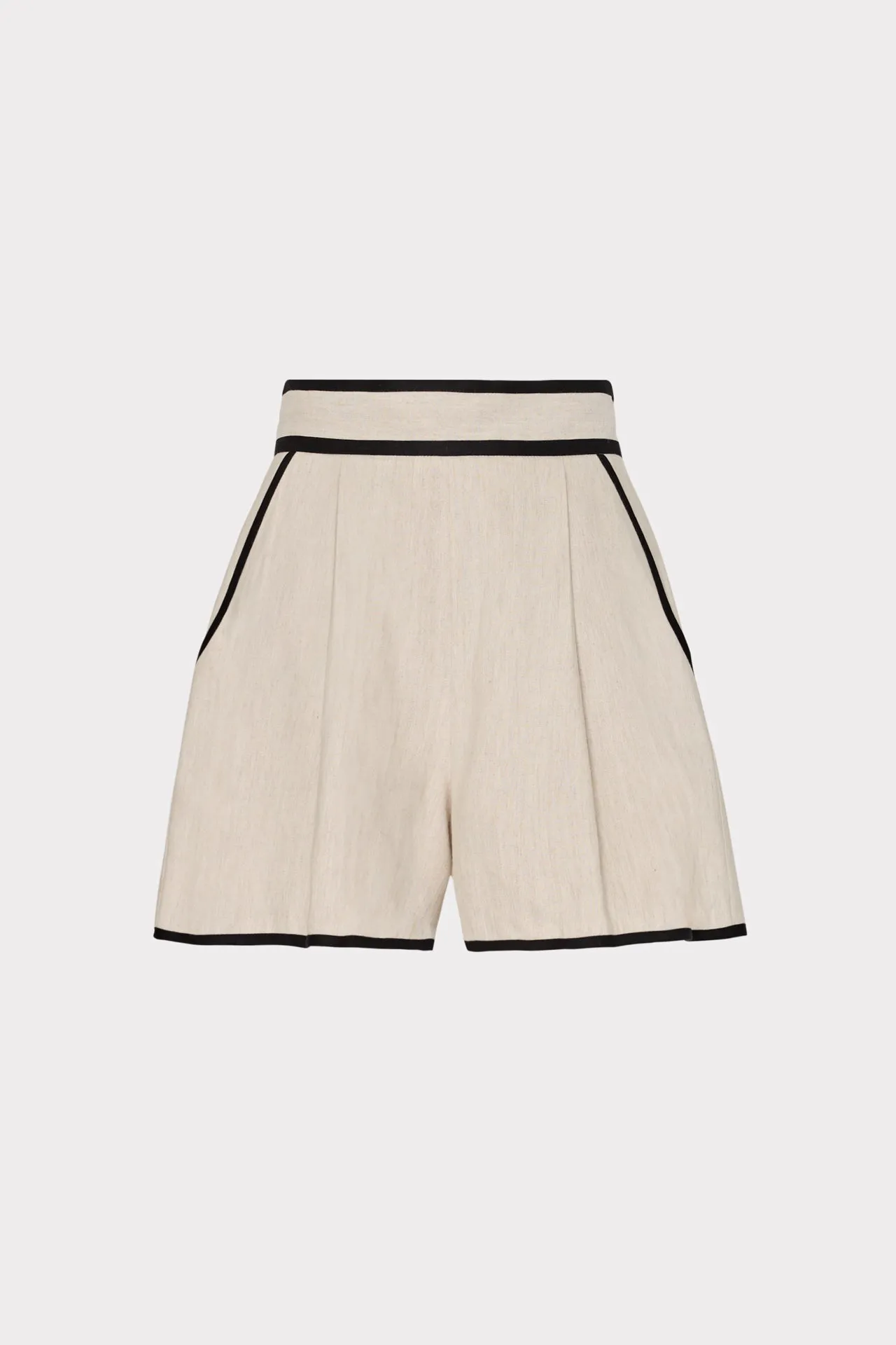 Solid Linen Shorts