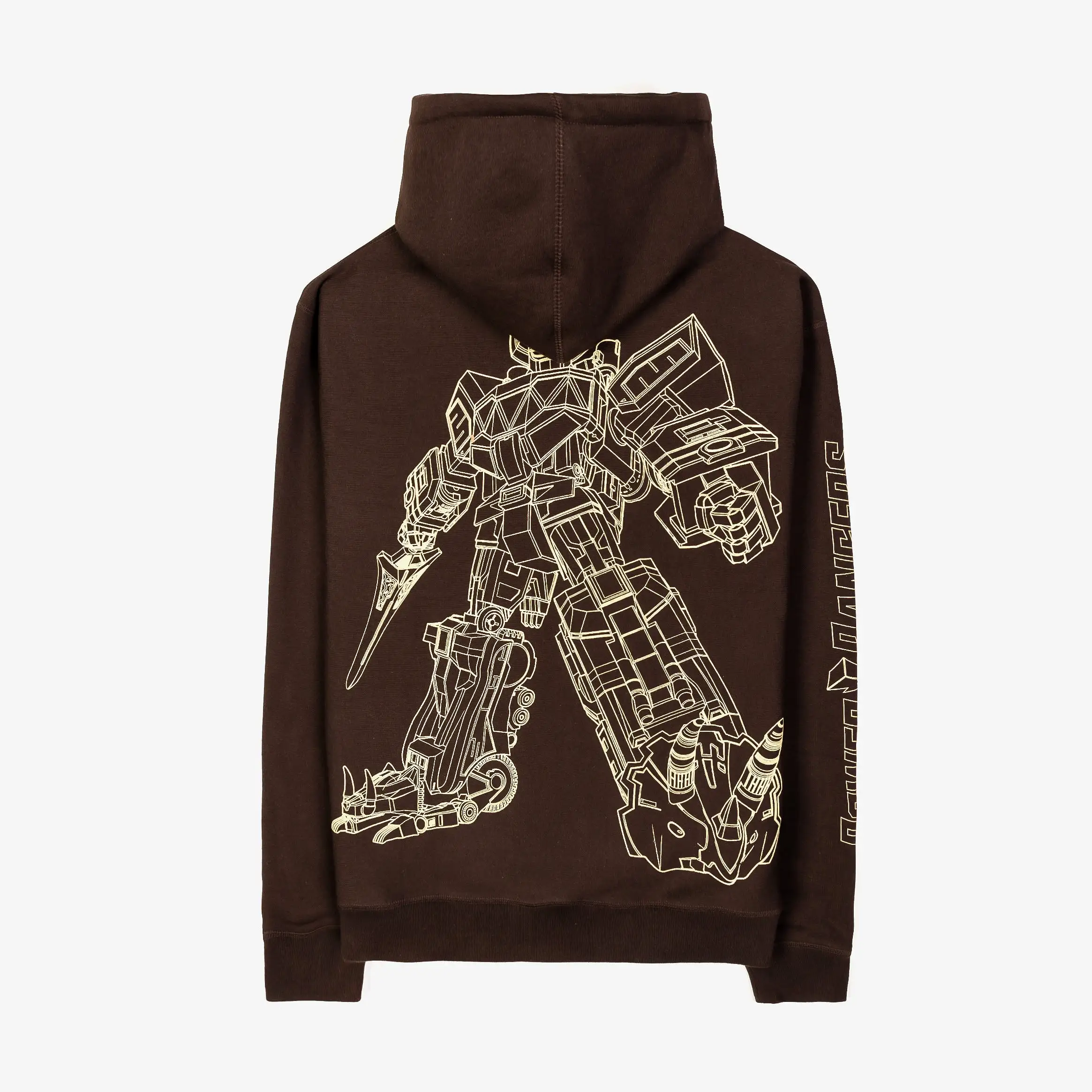 SP x Power Rangers Megazord Pullover Mens Hoodie (Brown/Beige)