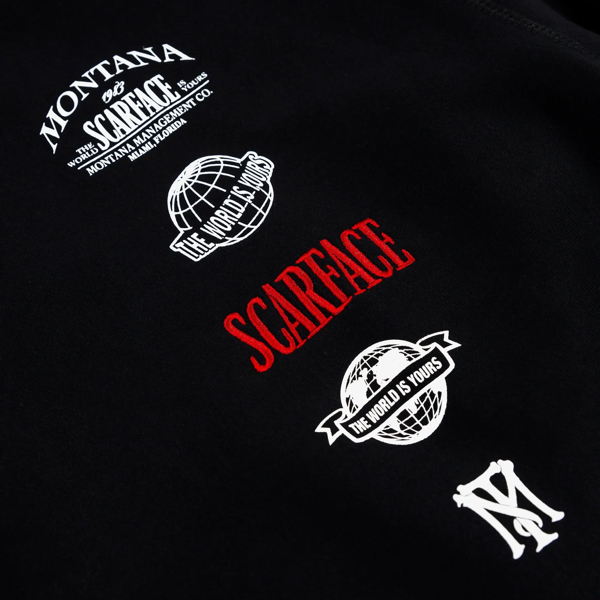 SP x Scarface Logo Pullover Mens Hoodie (Black)