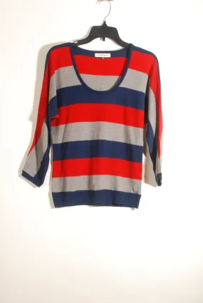 Striped U Neck Dolman Sweater ° X-Small ° 2006