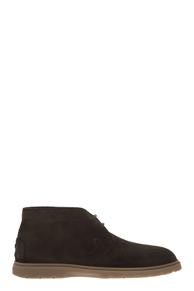 SUEDE LEATHER BOOTS