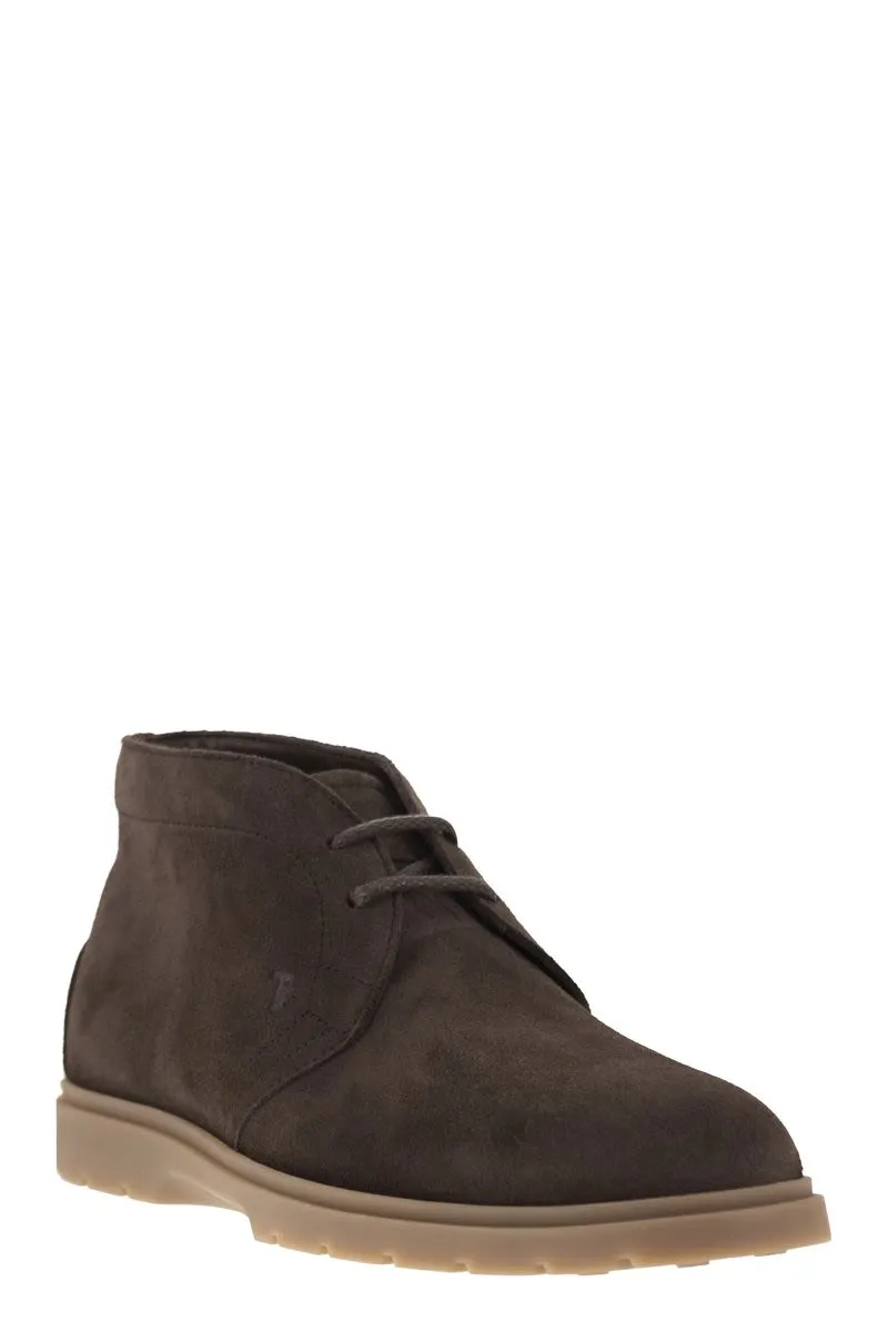 SUEDE LEATHER BOOTS