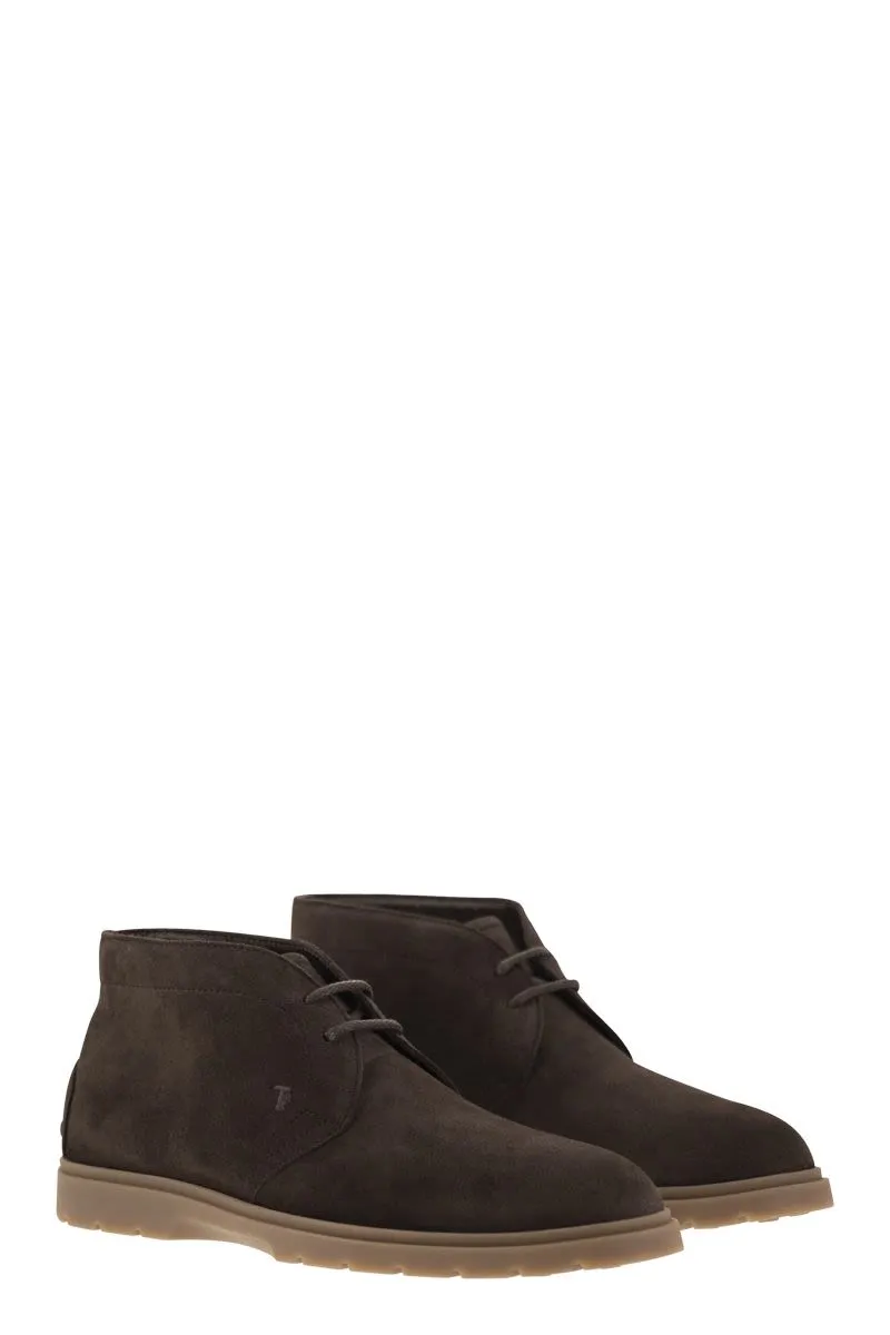 SUEDE LEATHER BOOTS