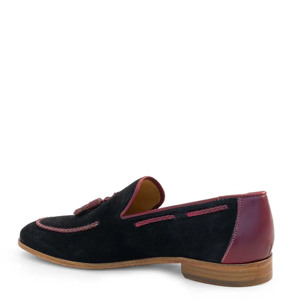 Suede Tassel Loafer