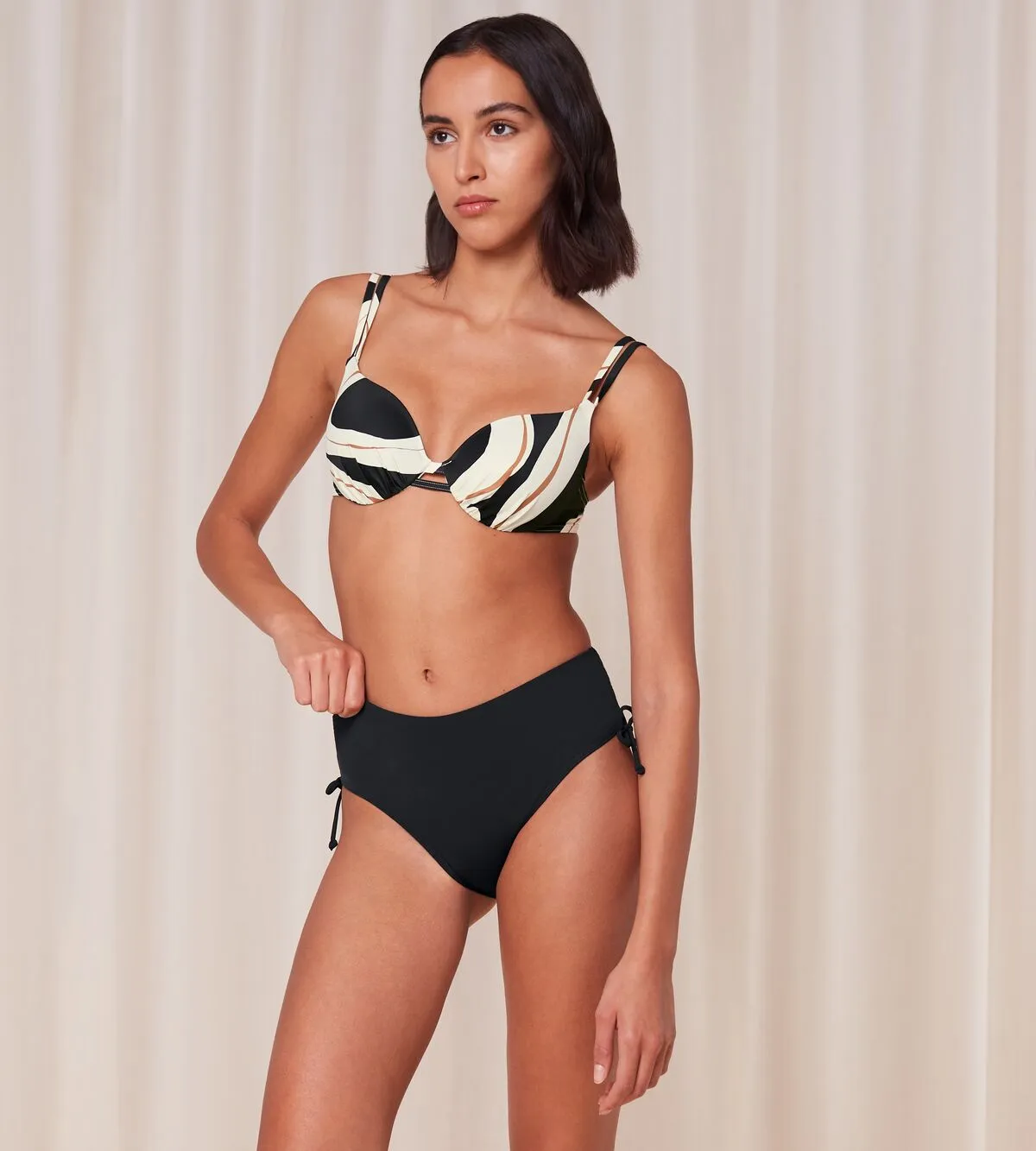 Summer Allure Maxi bikini bottom - Black