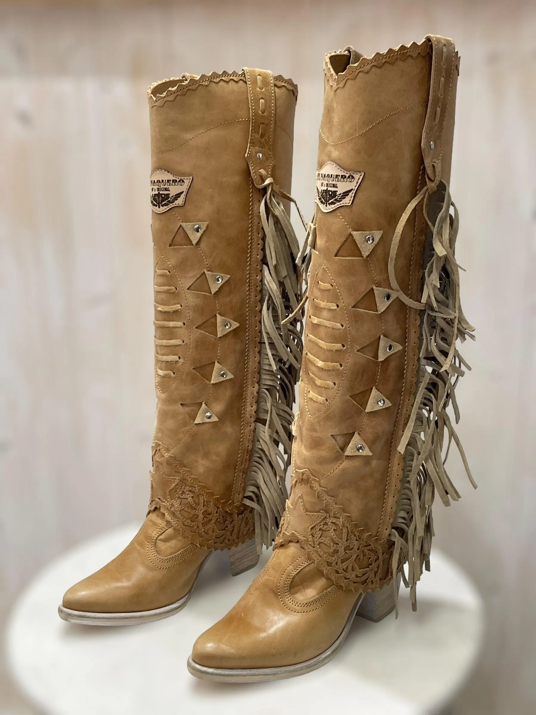 Tan Leather Boots Katherine