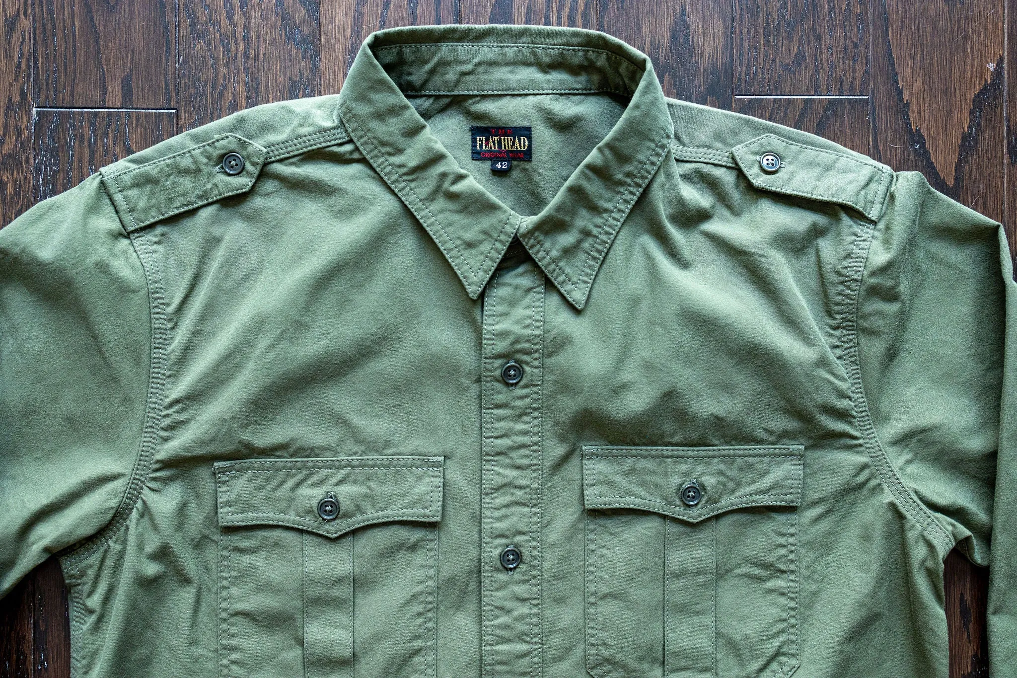 The Flat Head FN-SCK-005L Safari Shirt