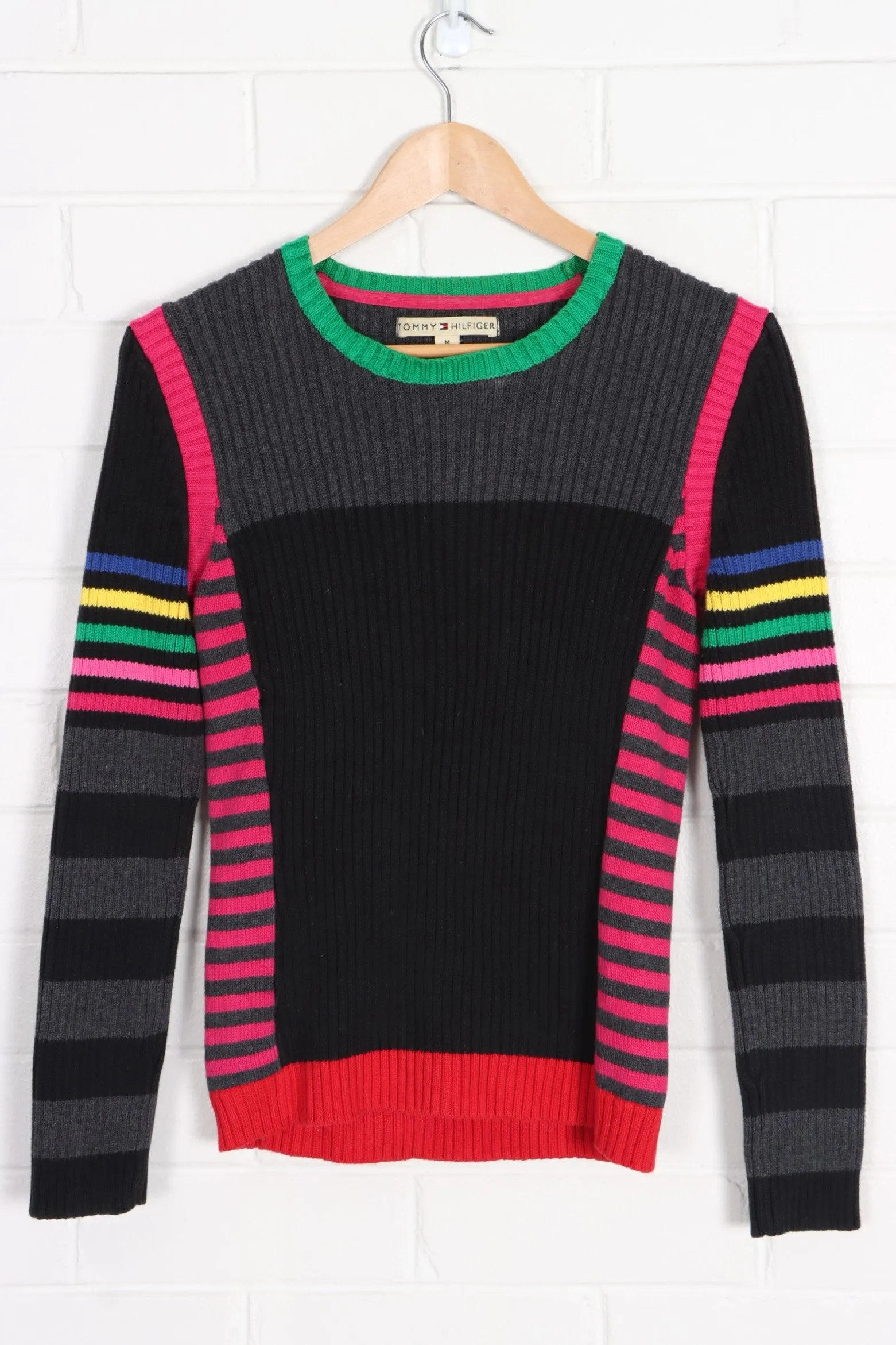 TOMMY HILFIGER Multicolour Knit Sweater (Women's S-M)