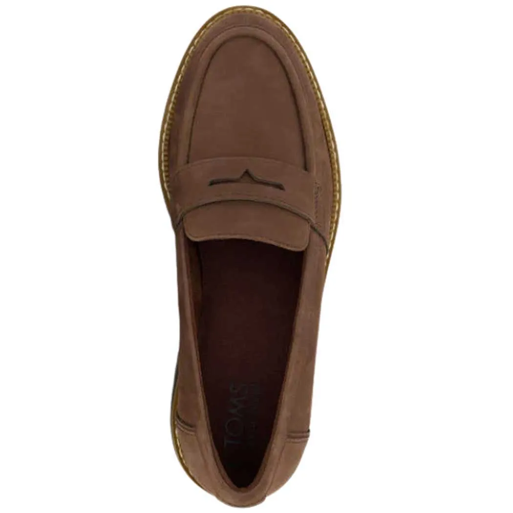 TOMS Shoes Cara Loafer Brown (Women's)