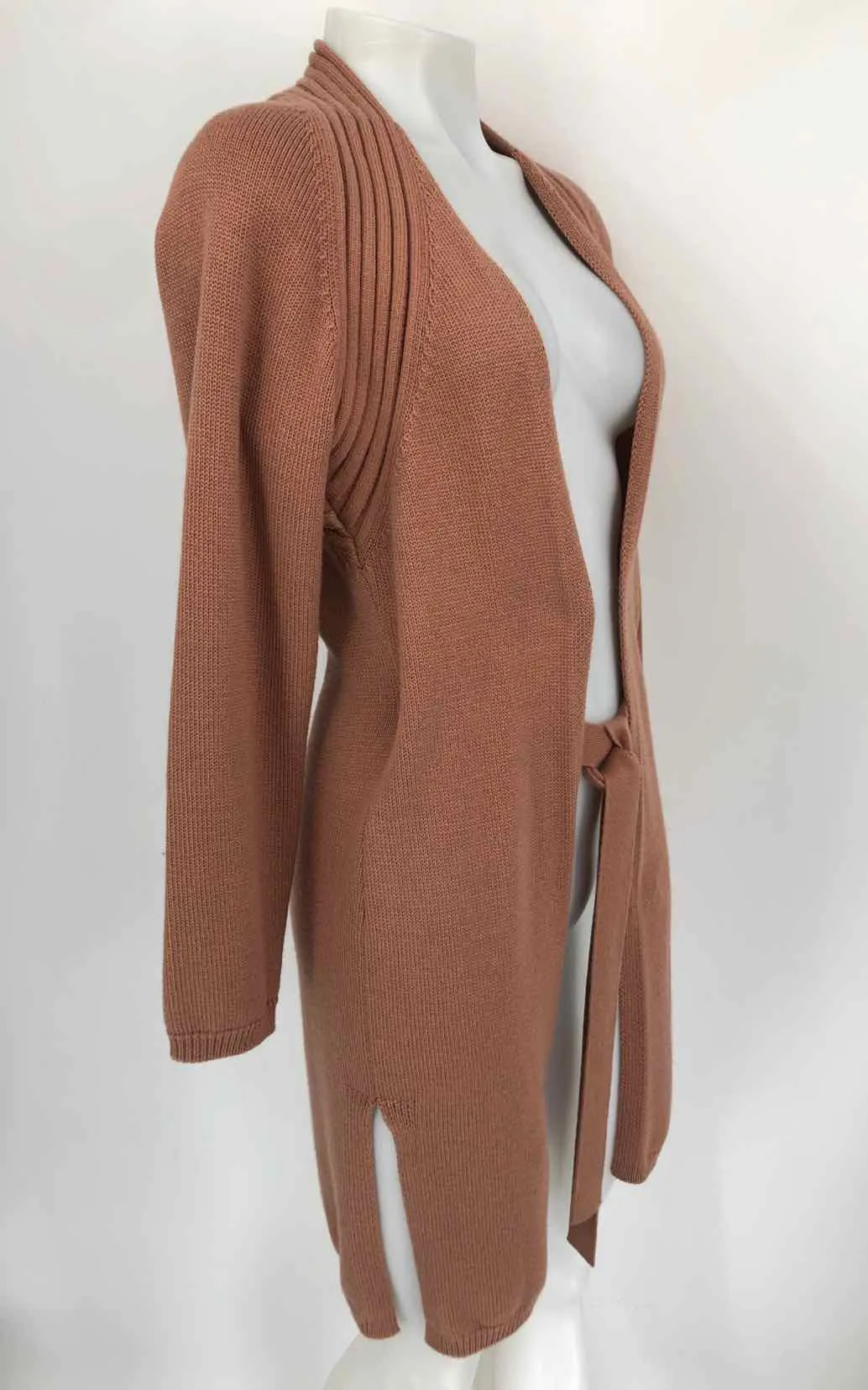 WOLFORD Tan Knit Wrap Size X-SMALL Sweater