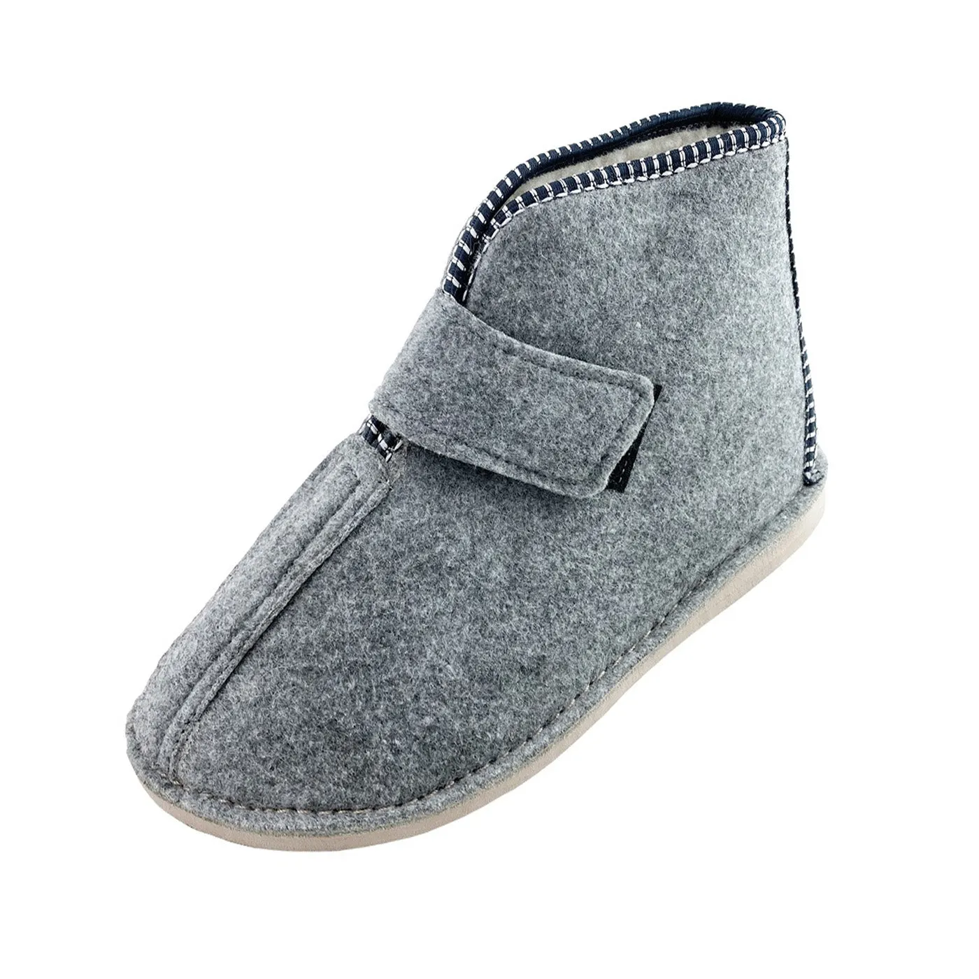 Women's Felted Wool Velcro Slippers (Size 39, 40 ONLY)